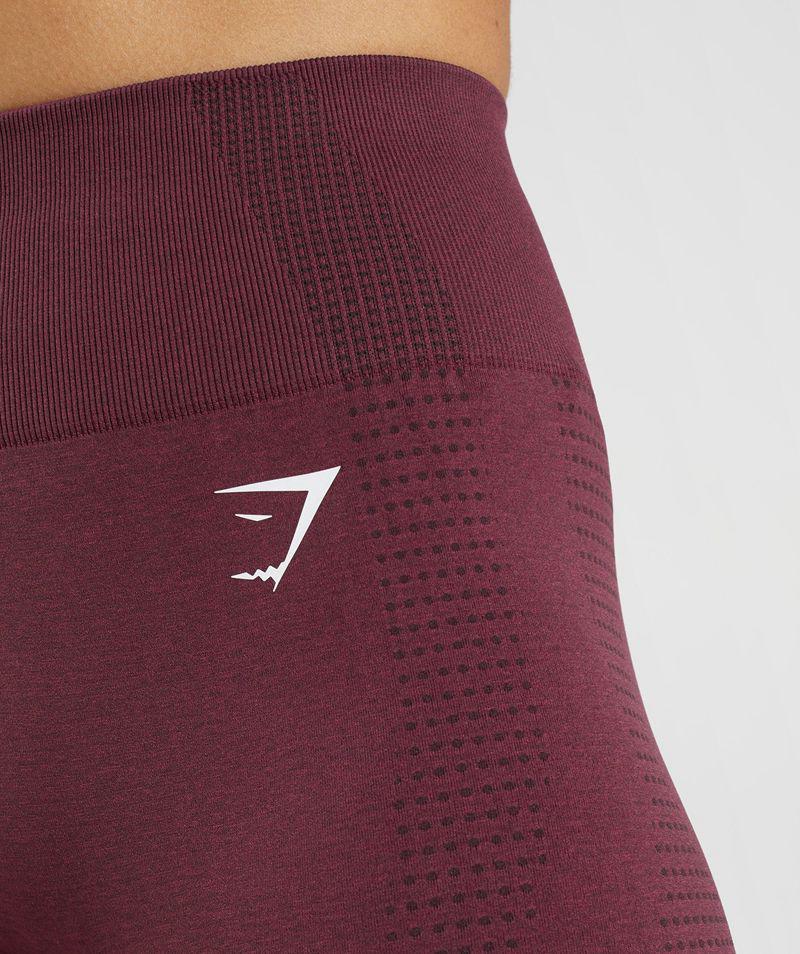 Gymshark Vital Seamless 2.0 Rövidnadrág Női Bordó  Hungary |  AHZYM-0945