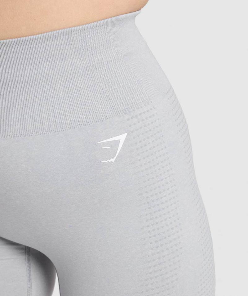 Gymshark Vital Seamless 2.0 Rövidnadrág Női Világos Szürke  Hungary |  AIFWG-8150