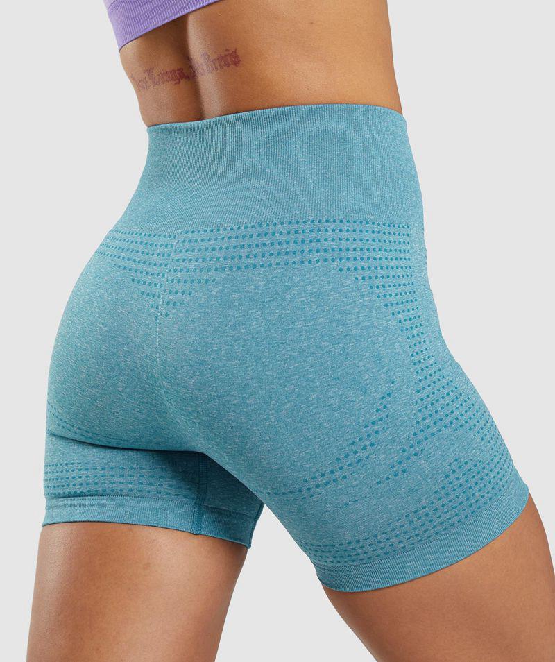 Gymshark Vital Seamless 2.0 Rövidnadrág Női Kék  Hungary |  HQRGM-6738