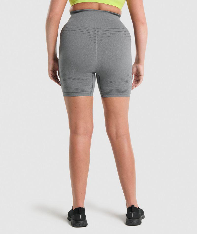 Gymshark Vital Seamless 2.0 Rövidnadrág Női Szürke  Hungary |  UITHF-3549