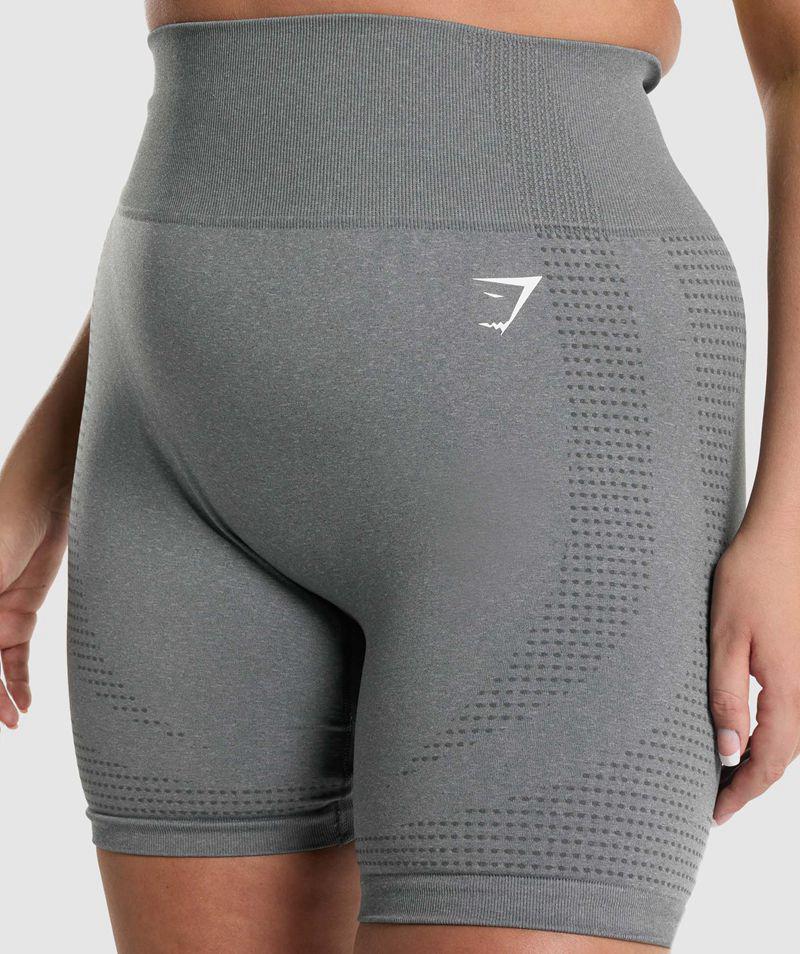 Gymshark Vital Seamless 2.0 Rövidnadrág Női Szürke  Hungary |  UITHF-3549