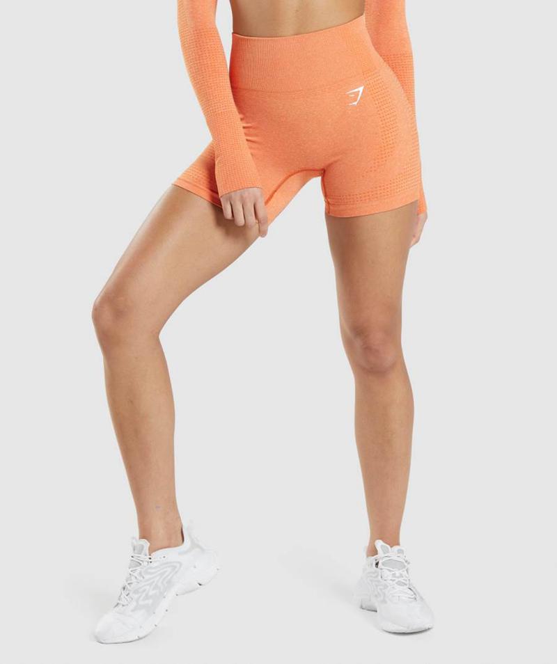 Gymshark Vital Seamless 2.0 Rövidnadrág Női Sárgabarack Narancssárga  Hungary |  VMDYA-1089