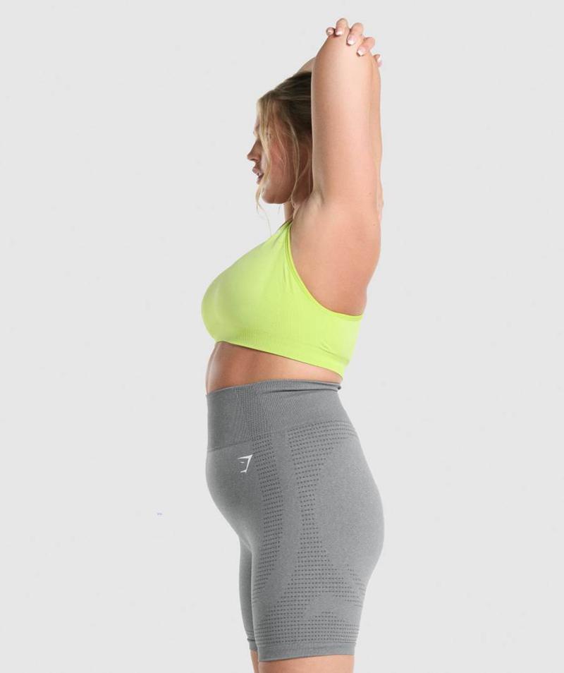 Gymshark Vital Seamless 2.0 Sportmelltartó Női Zöld  Hungary |  JBFZS-8716