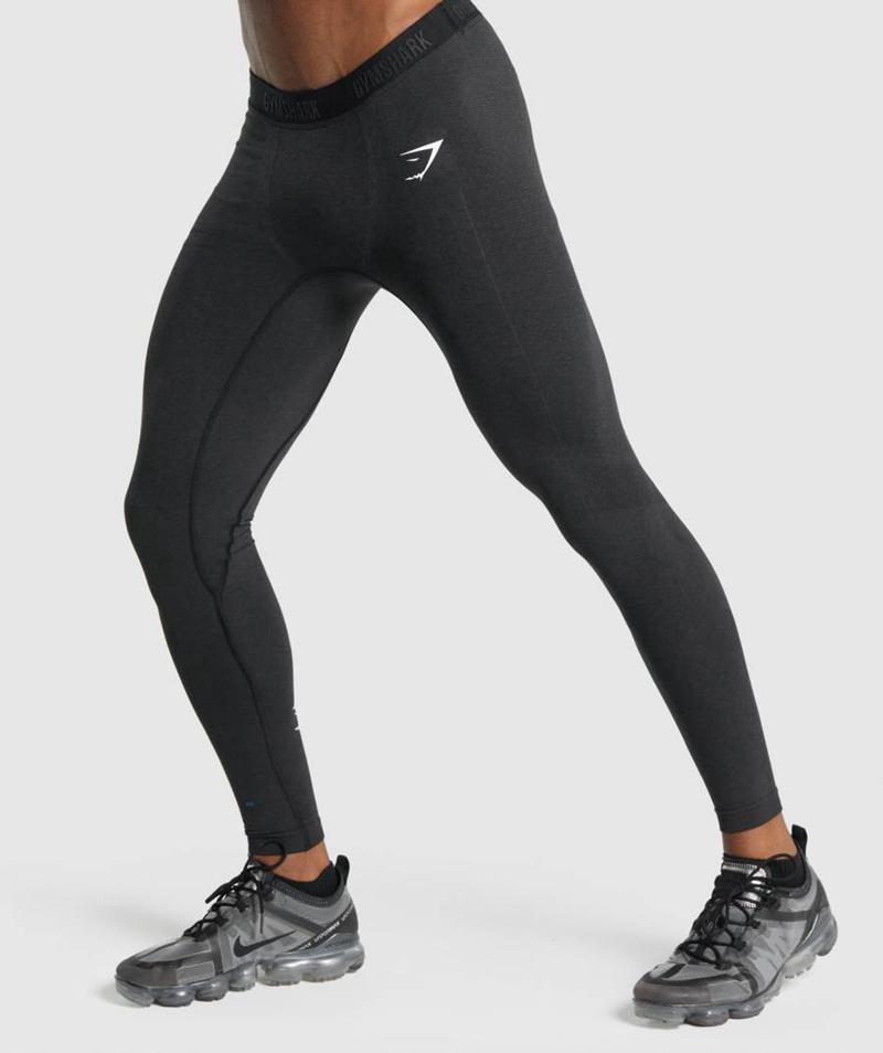 Gymshark Vital Seamless Leggings Férfi Fekete  Hungary |  GXQWK-2930