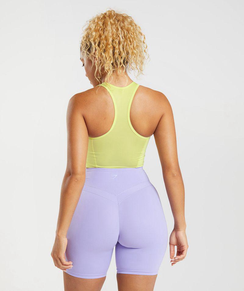 Gymshark Whitney Crop Ujjatlan Póló Női Zöld  Hungary |  QRVNX-3758