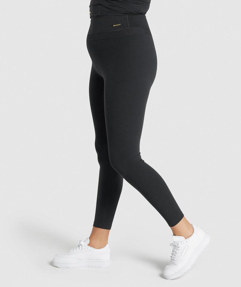 Gymshark Whitney High Rise Leggings Női Fekete  Hungary |  URWVM-5780