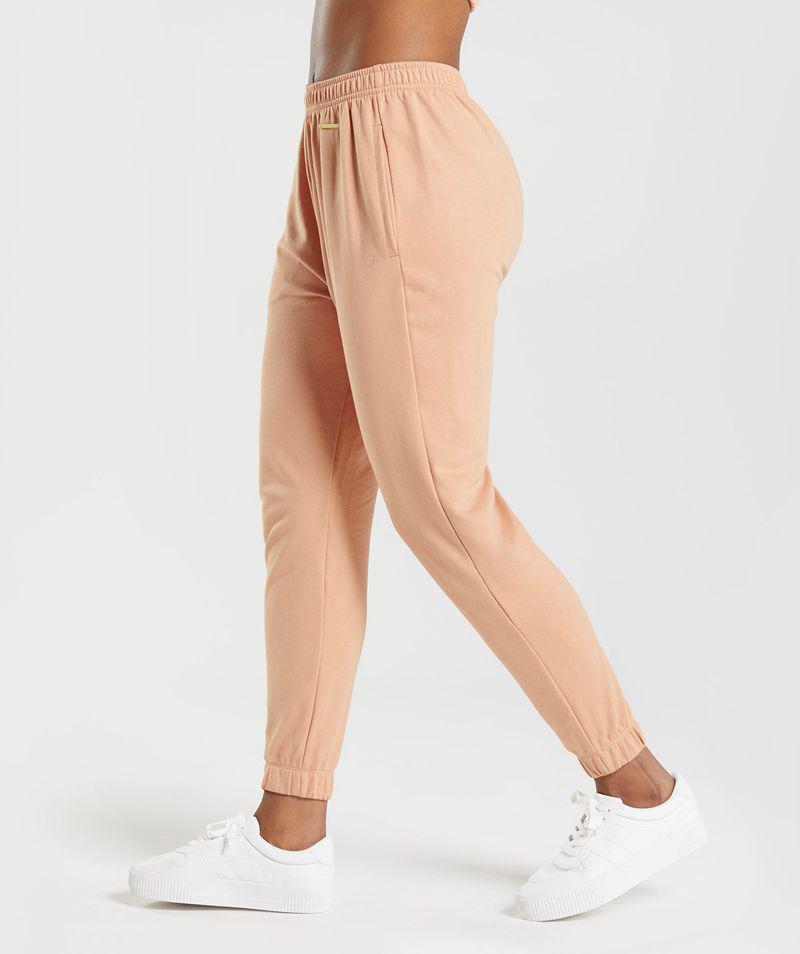 Gymshark Whitney Loose Jogger Nadrág Női Bézs  Hungary |  CMUBK-0483