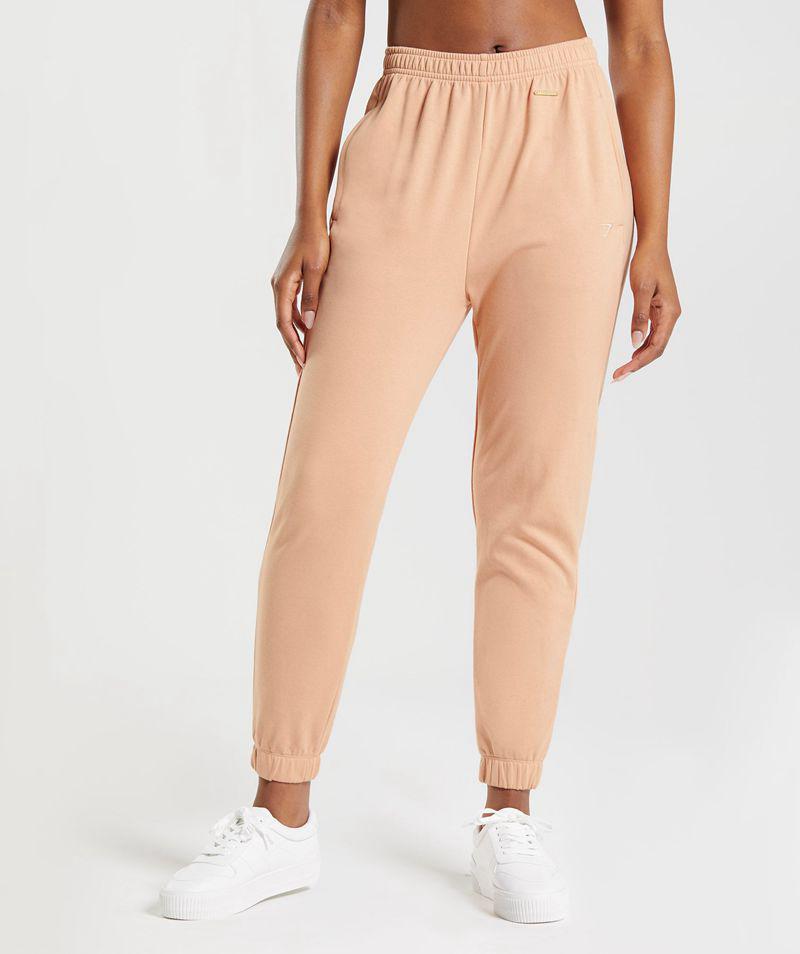 Gymshark Whitney Loose Jogger Nadrág Női Bézs  Hungary |  CMUBK-0483