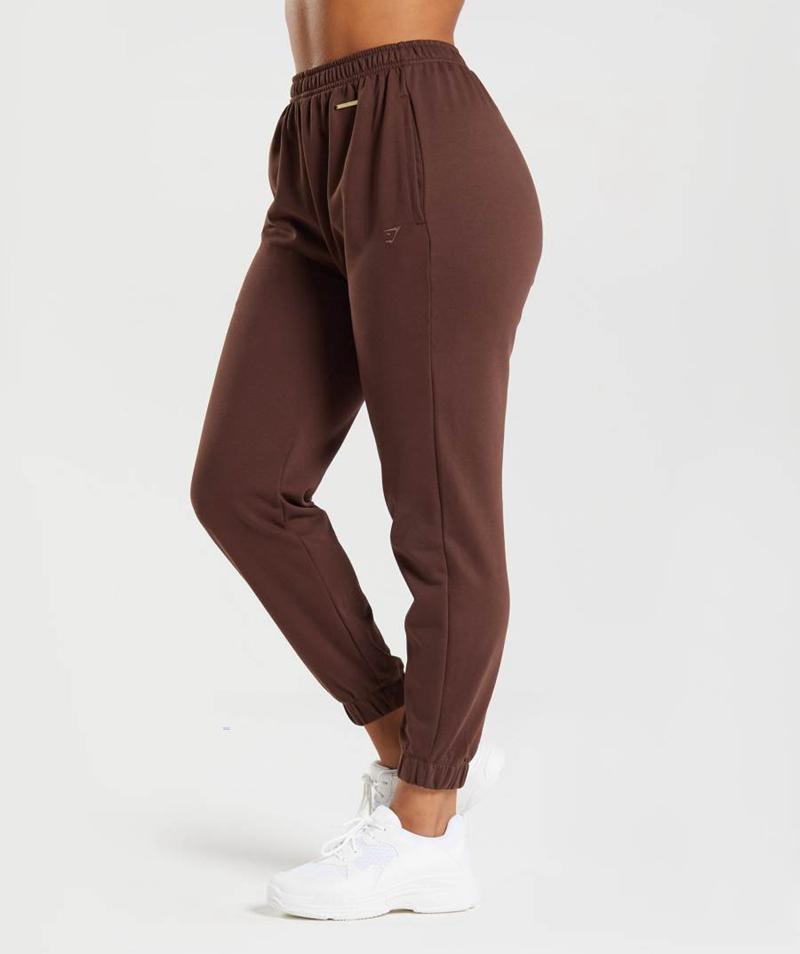 Gymshark Whitney Loose Jogger Nadrág Női Barna  Hungary |  MSHBL-2716