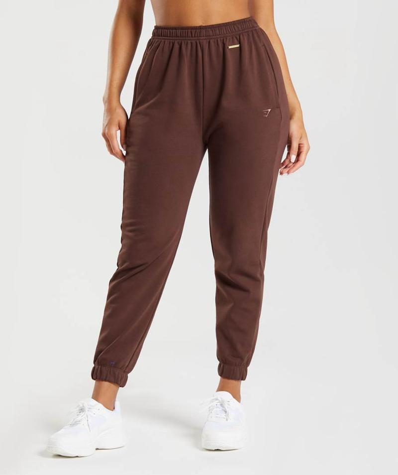 Gymshark Whitney Loose Jogger Nadrág Női Barna  Hungary |  MSHBL-2716