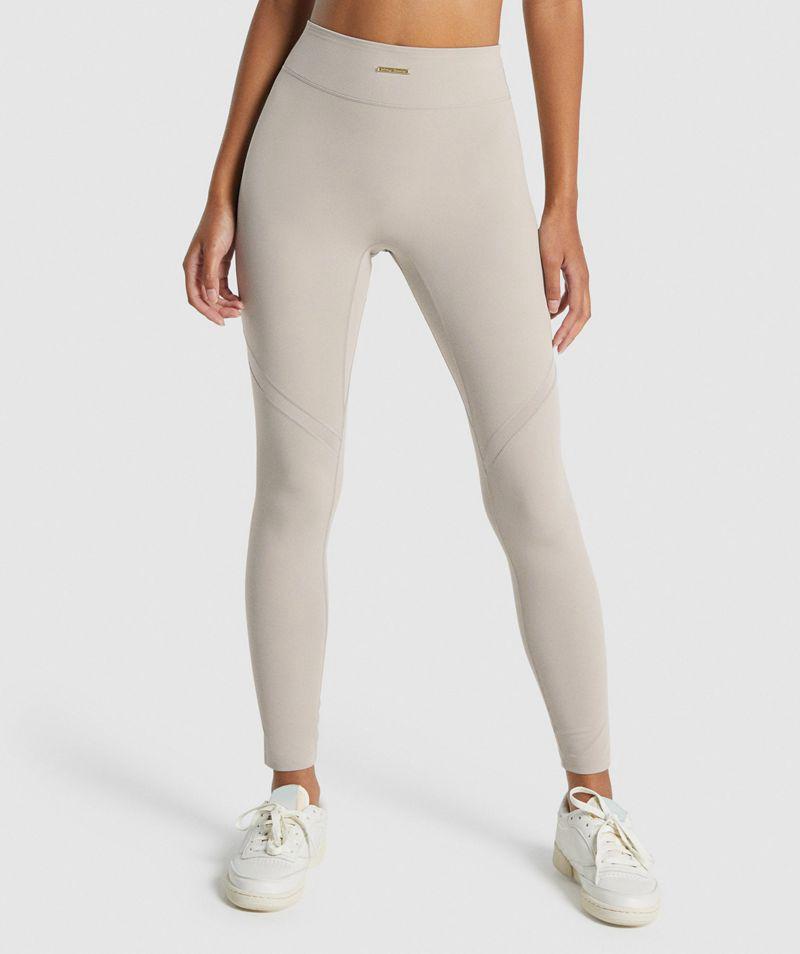 Gymshark Whitney Mesh Leggings Női Szürke  Hungary |  KNMGP-0865