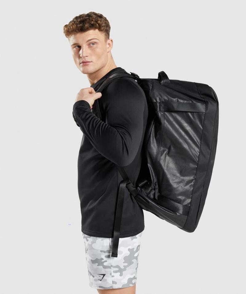 Gymshark X-Series Duffle Táska Accessories Fekete  Hungary |  PZTXF-5436