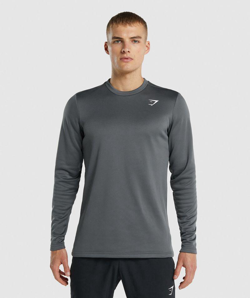 Gymshark Arrival Crew Pulóverek Férfi Szürke Hungary | RDLTU-0836