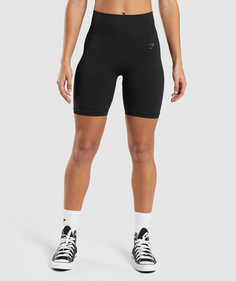 Gymshark Flex Cycling Rövidnadrág Női Fekete Hungary | NQWJA-3849