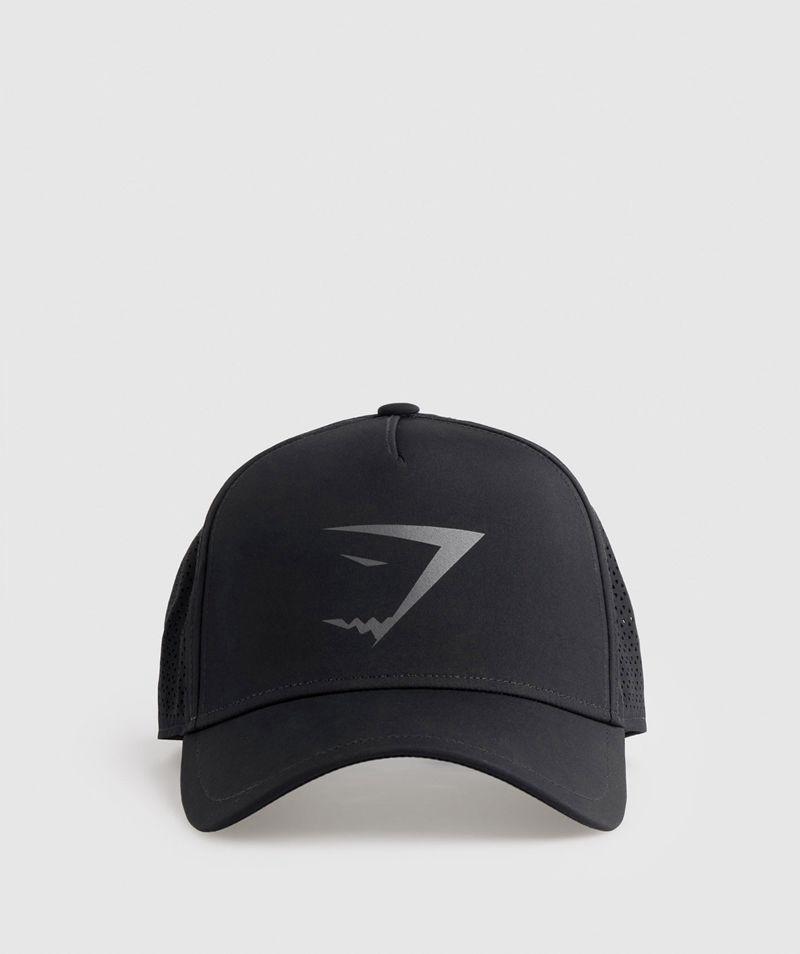 Gymshark Mesh Trucker Kalap Accessories Fekete Hungary | SPJID-2579