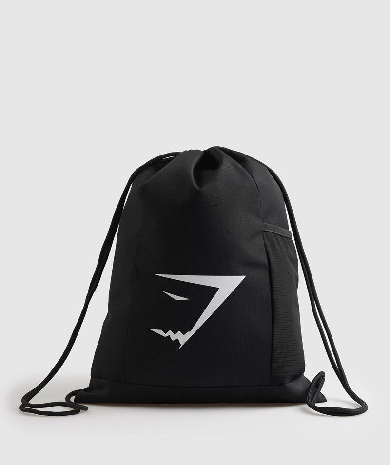 Gymshark Sharkhead Gymsack Mini Táskák Accessories Fekete Hungary | QZIOC-5647