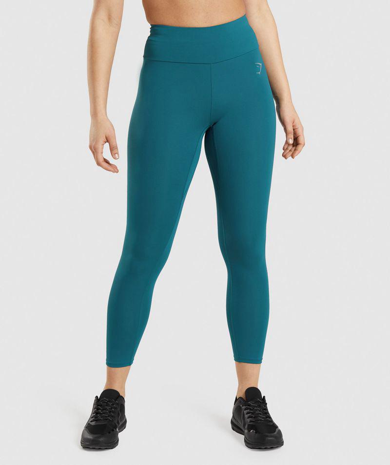 Gymshark Speed Leggings Női Türkiz Hungary | BFZRO-1276