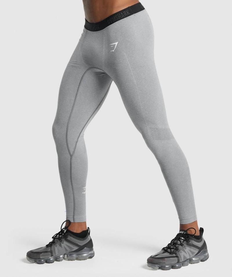 Gymshark Vital Seamless Leggings Férfi Szürke Hungary | DHIXN-1452